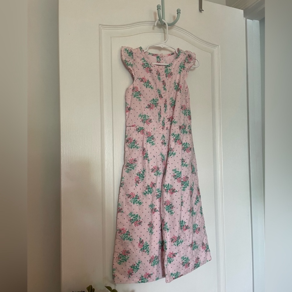 Floral Pink Jumpsuit